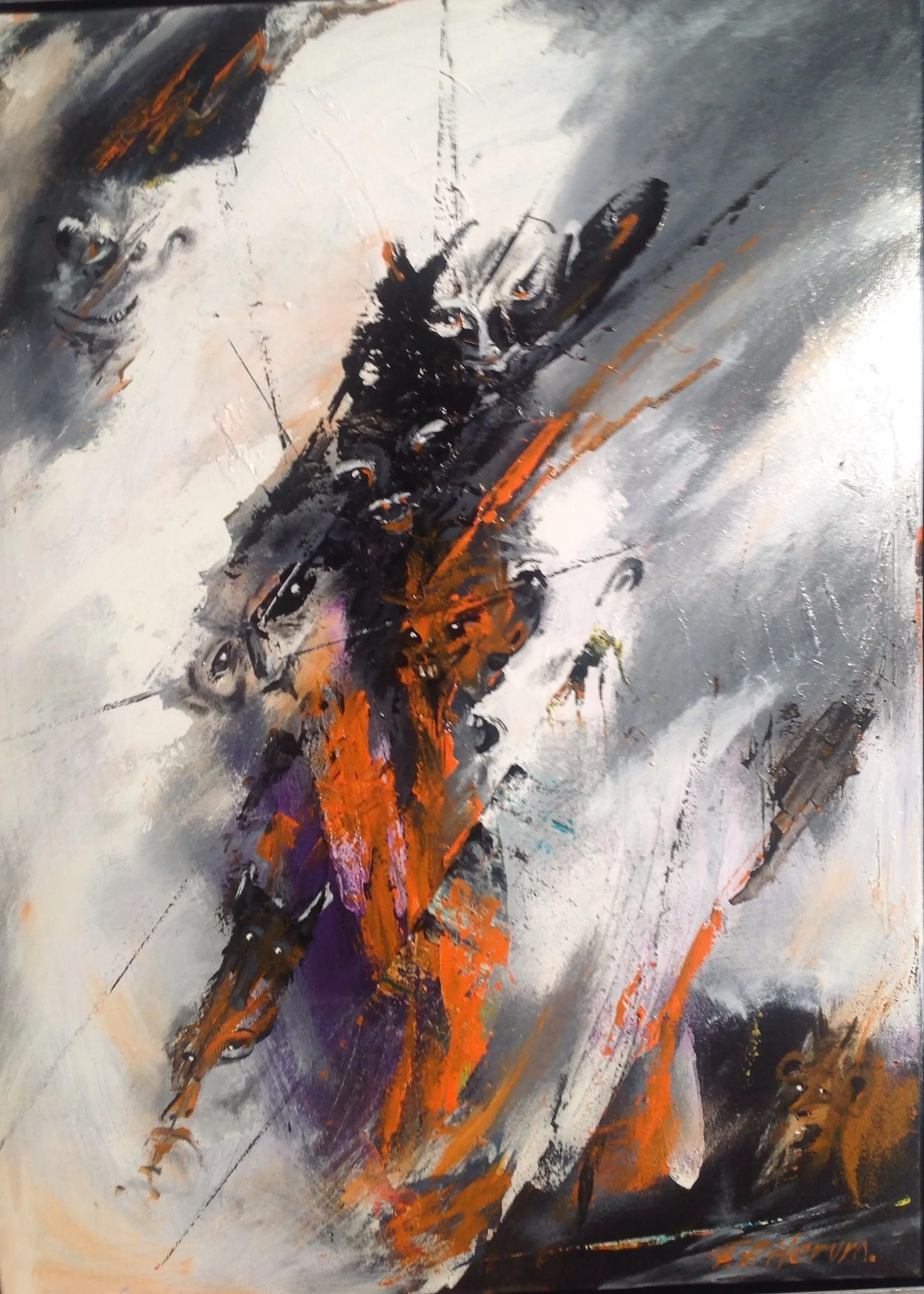Maleri nr 13 60 cm X 80 cm